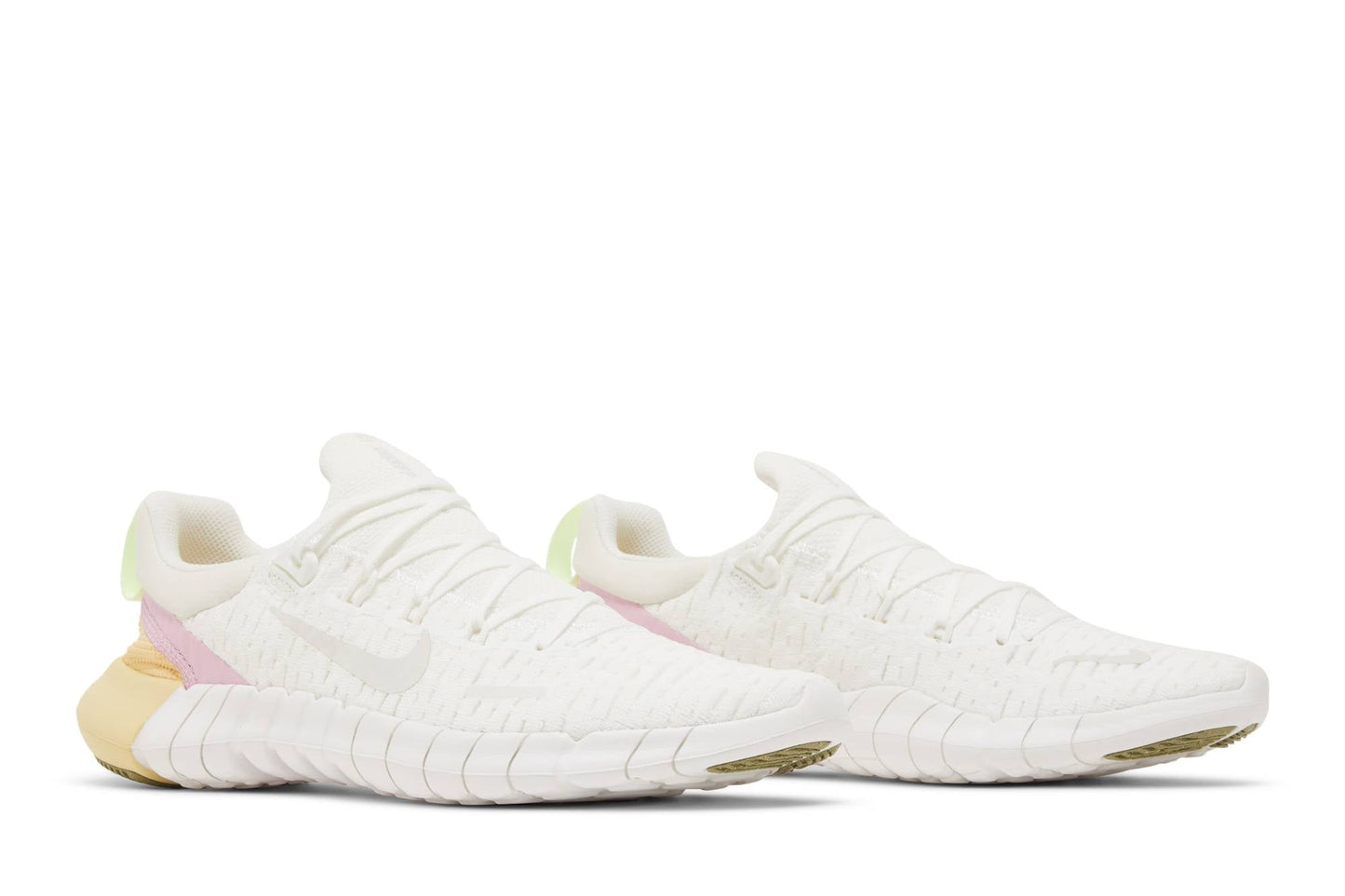( Women ) Nike Free Run 5.0 Summit White Light Arctic Pink CZ1891-100