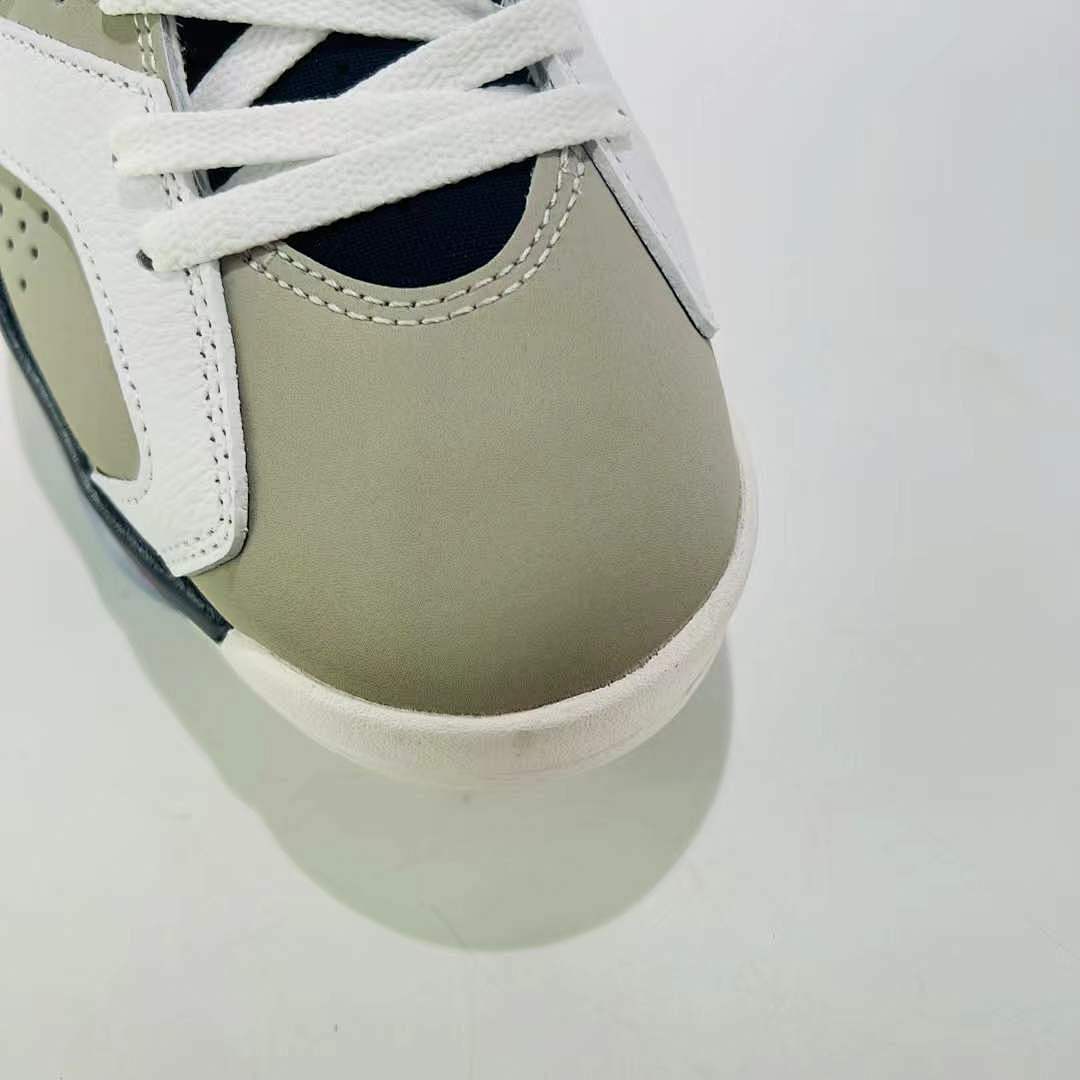 Nike Air Jordan 6 Retro "Tinker" White Obsidian Infrared 23 Neutral Grey Men's Basketball Shoes 384664-104