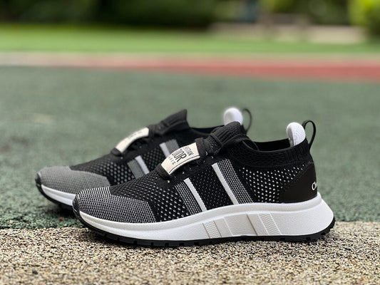 Christian Dior Black White Knitted Trainers