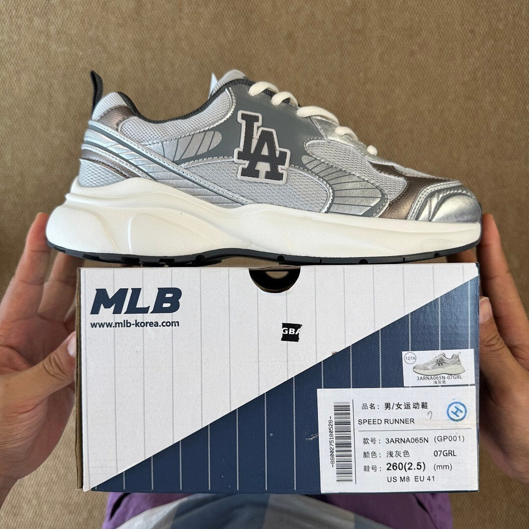 MLB Korea Chunky Liner A LA Dodgers Silver 3ASXCCA3N-50SLL