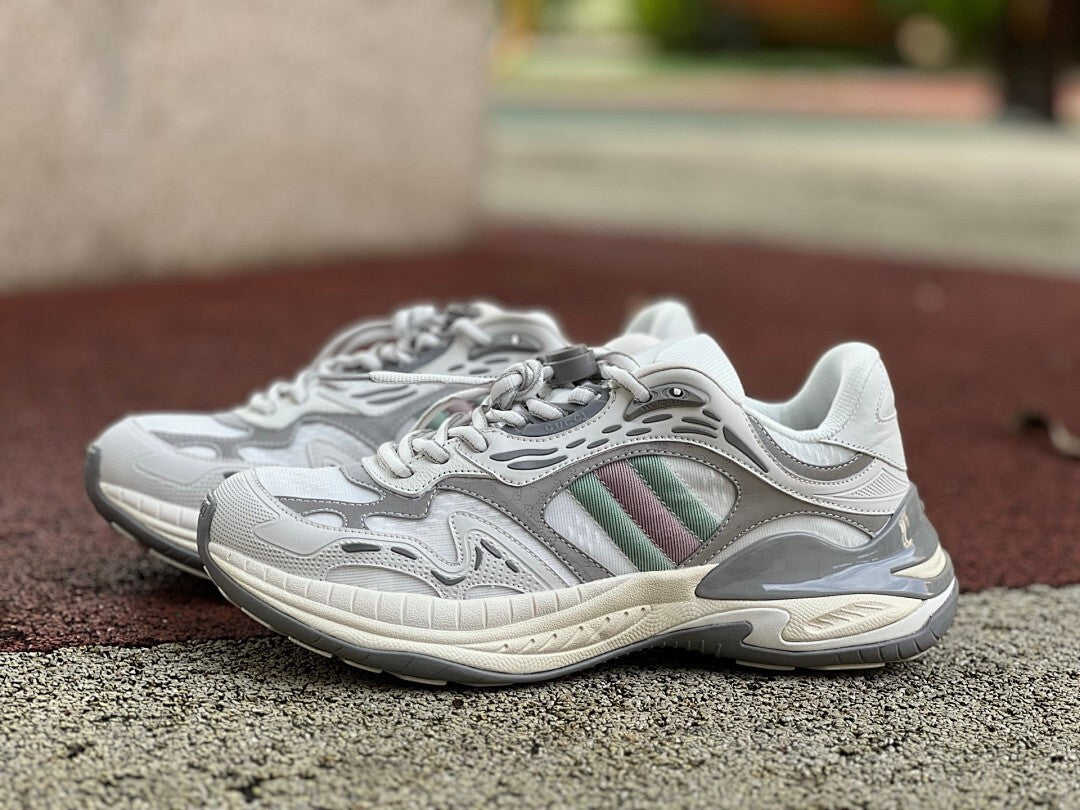 Gucci Mac 80 Sneaker White Green Pink Grey 745305