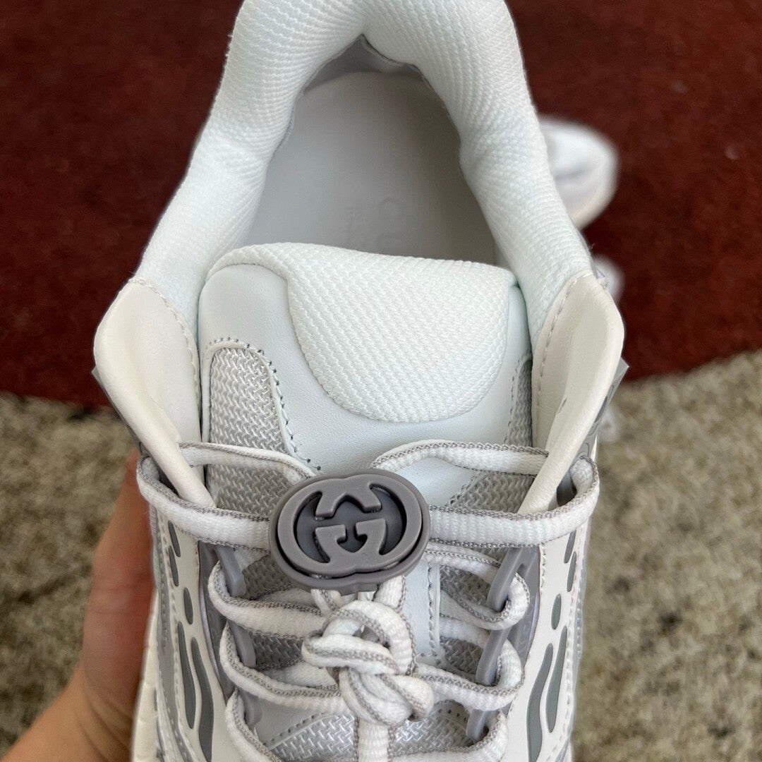 Gucci Mac 80 Sneaker White Green Pink Grey 745305