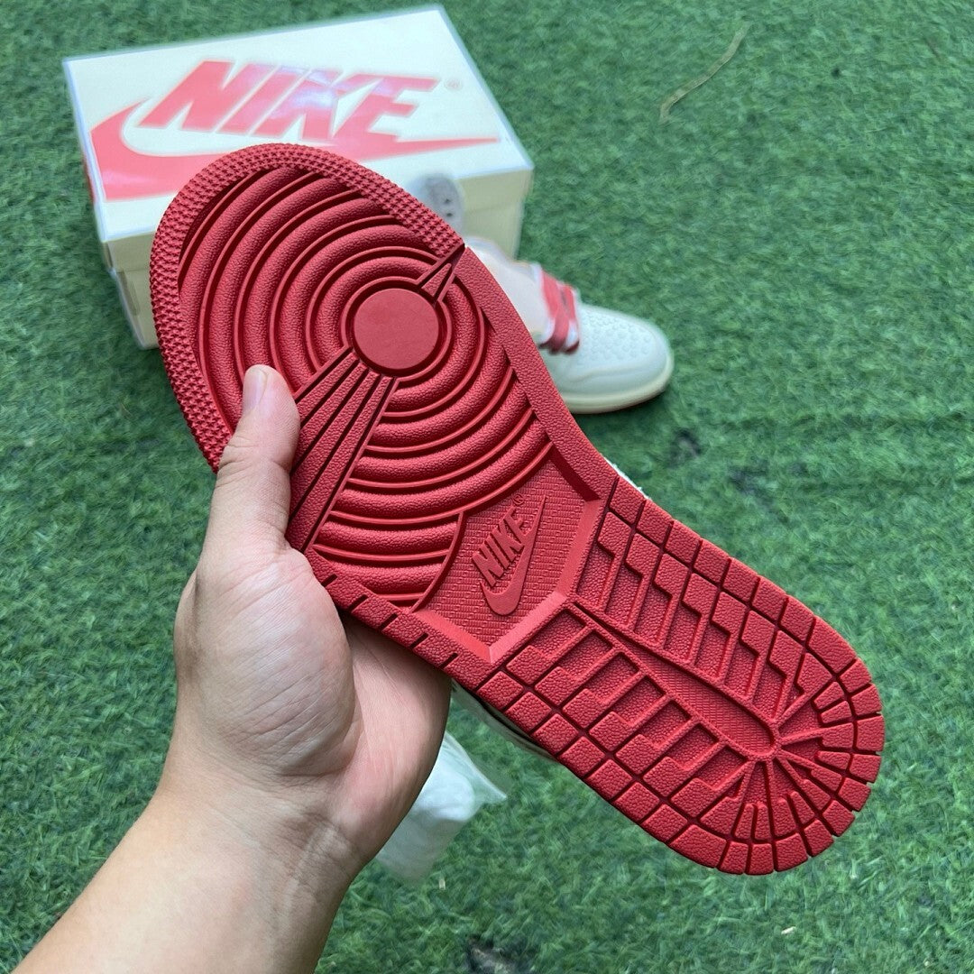 A Ma Maniére x Air Jordan 1 High OG SP Sail Burgundy Crush DO7097-100