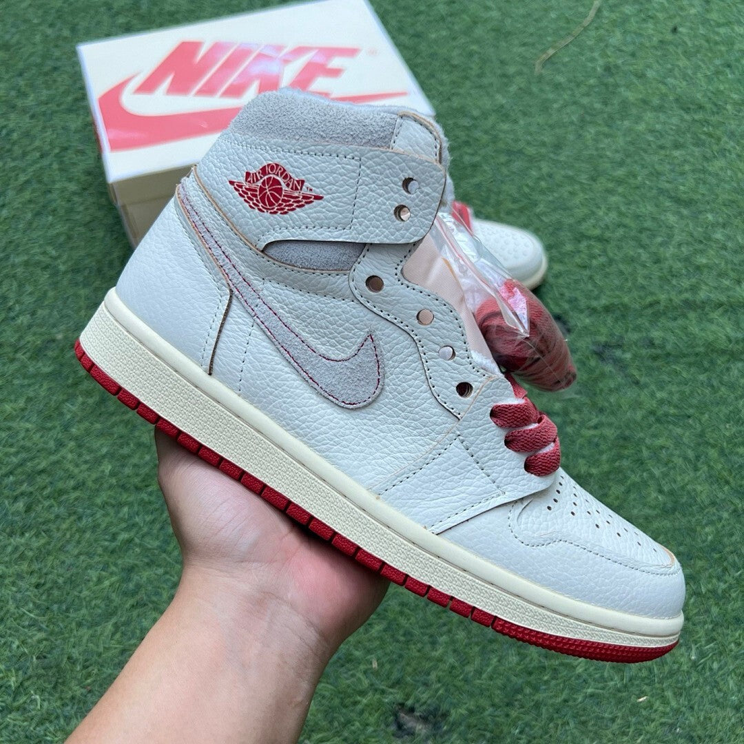 A Ma Maniére x Air Jordan 1 High OG SP Sail Burgundy Crush DO7097-100