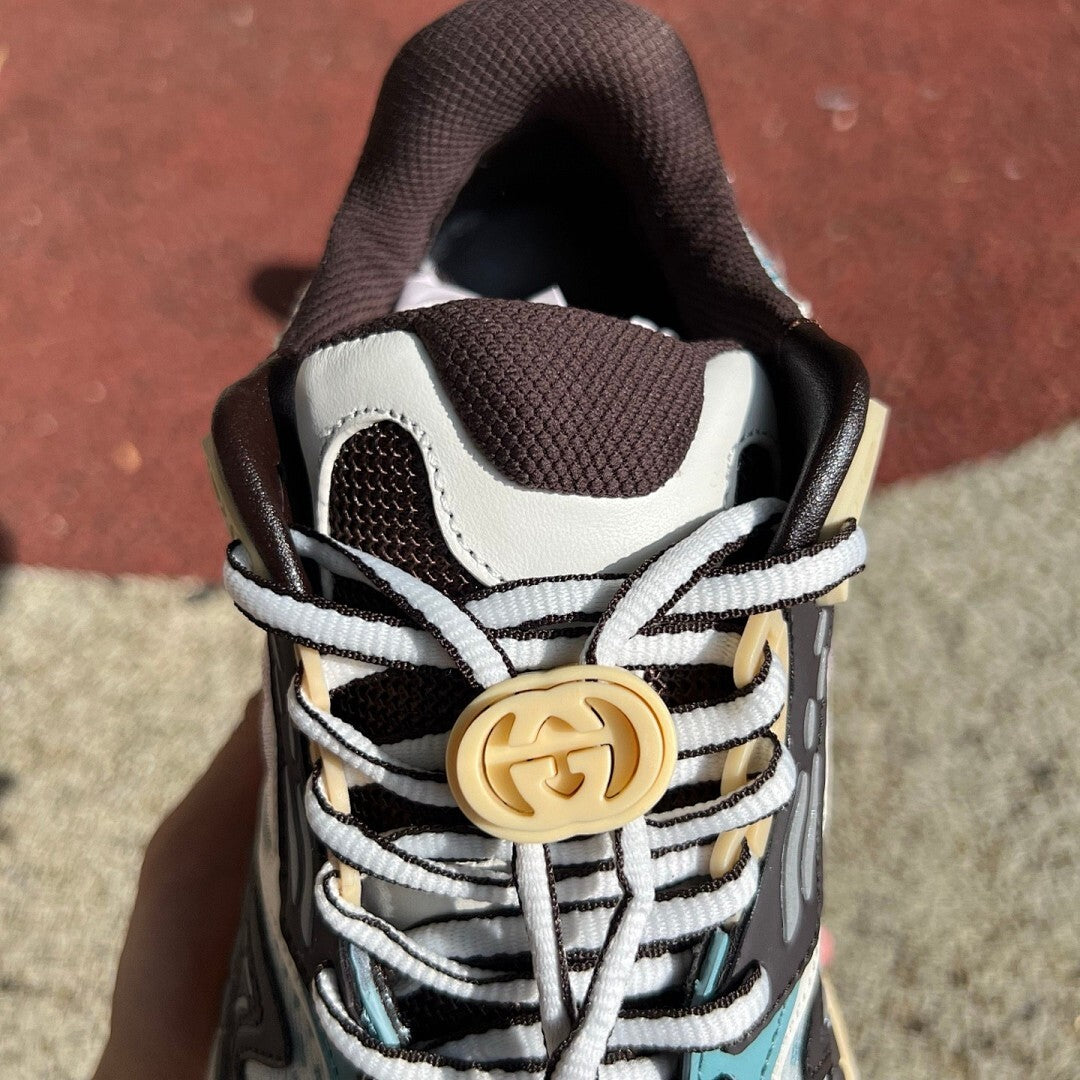 Gucci Mac80 Sneaker White Black Grey Multicolor 737847 2SH00 9089