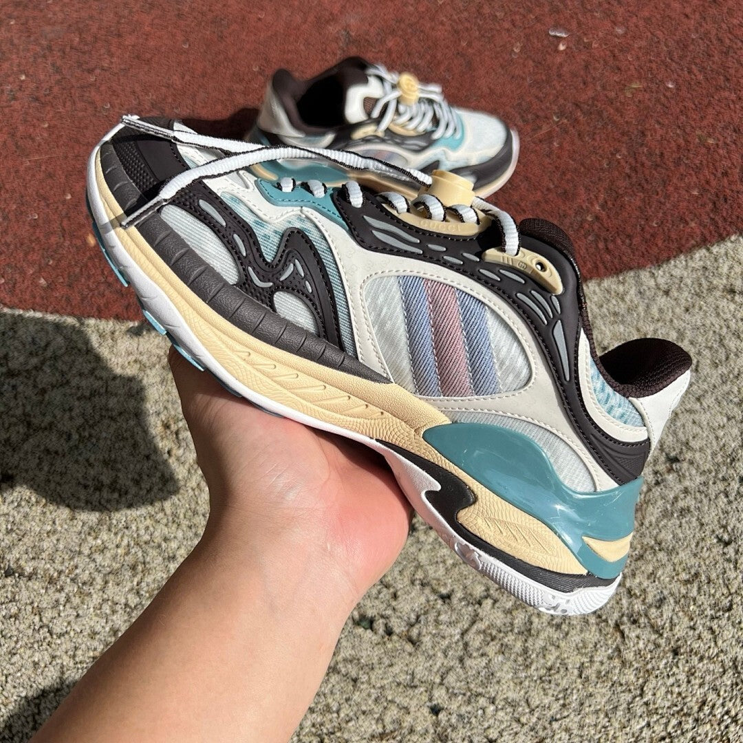 Gucci Mac80 Sneaker White Black Grey Multicolor 737847 2SH00 9089