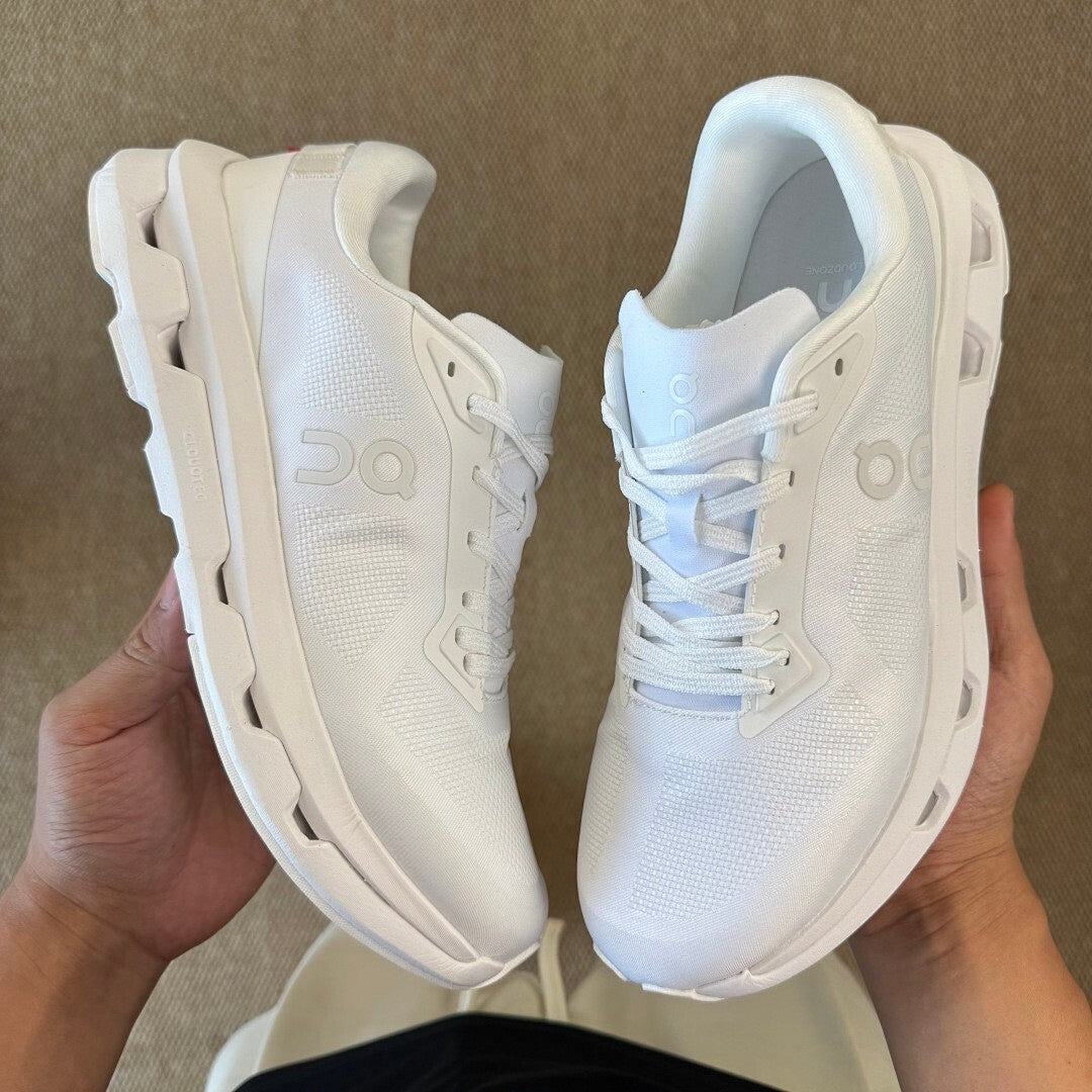On Cloudmonster Men's Running Shoes All White 61.99026