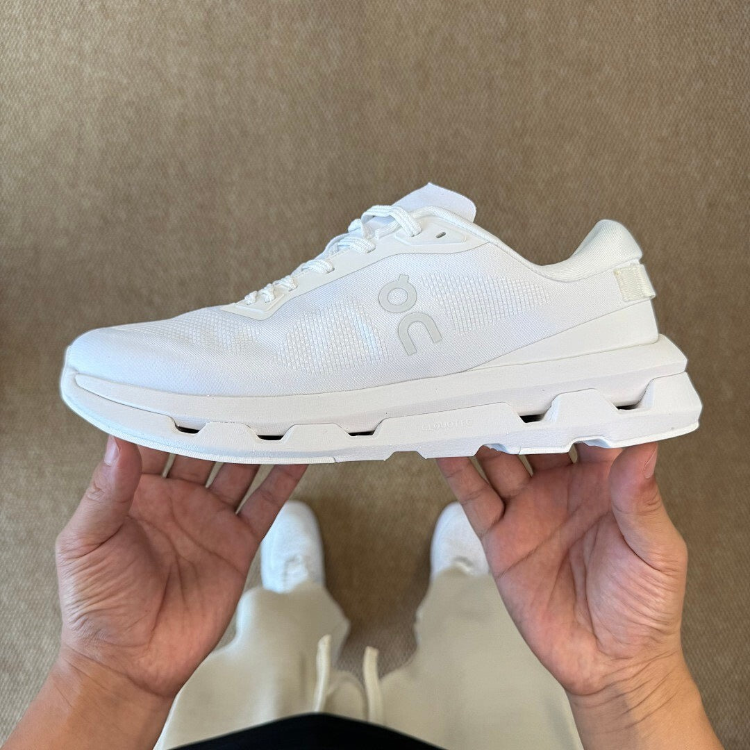 On Cloudmonster Men's Running Shoes All White 61.99026