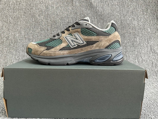 New Balance 990v3 M990WG3 Workwear Bark Green Castlerock Men's Lifestyle Running Shoes Brown Green Grey Suede Mesh Sneakers