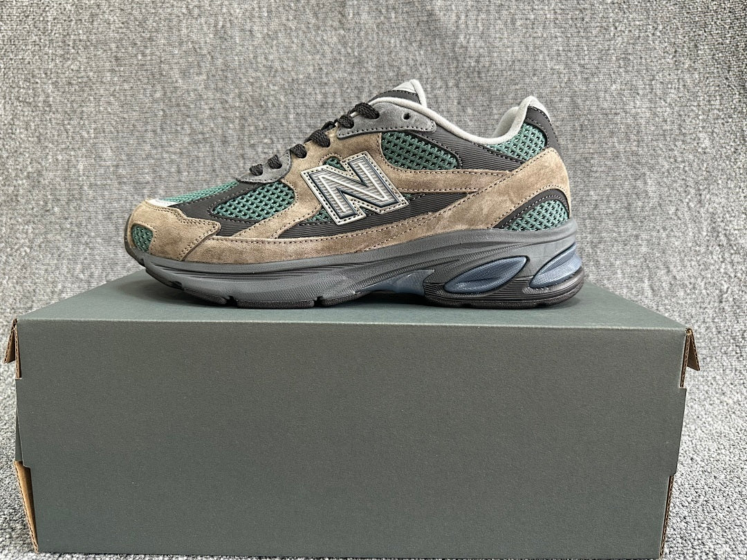 New Balance 990v3 M990WG3 Workwear Bark Green Castlerock Men's Lifestyle Running Shoes Brown Green Grey Suede Mesh Sneakers