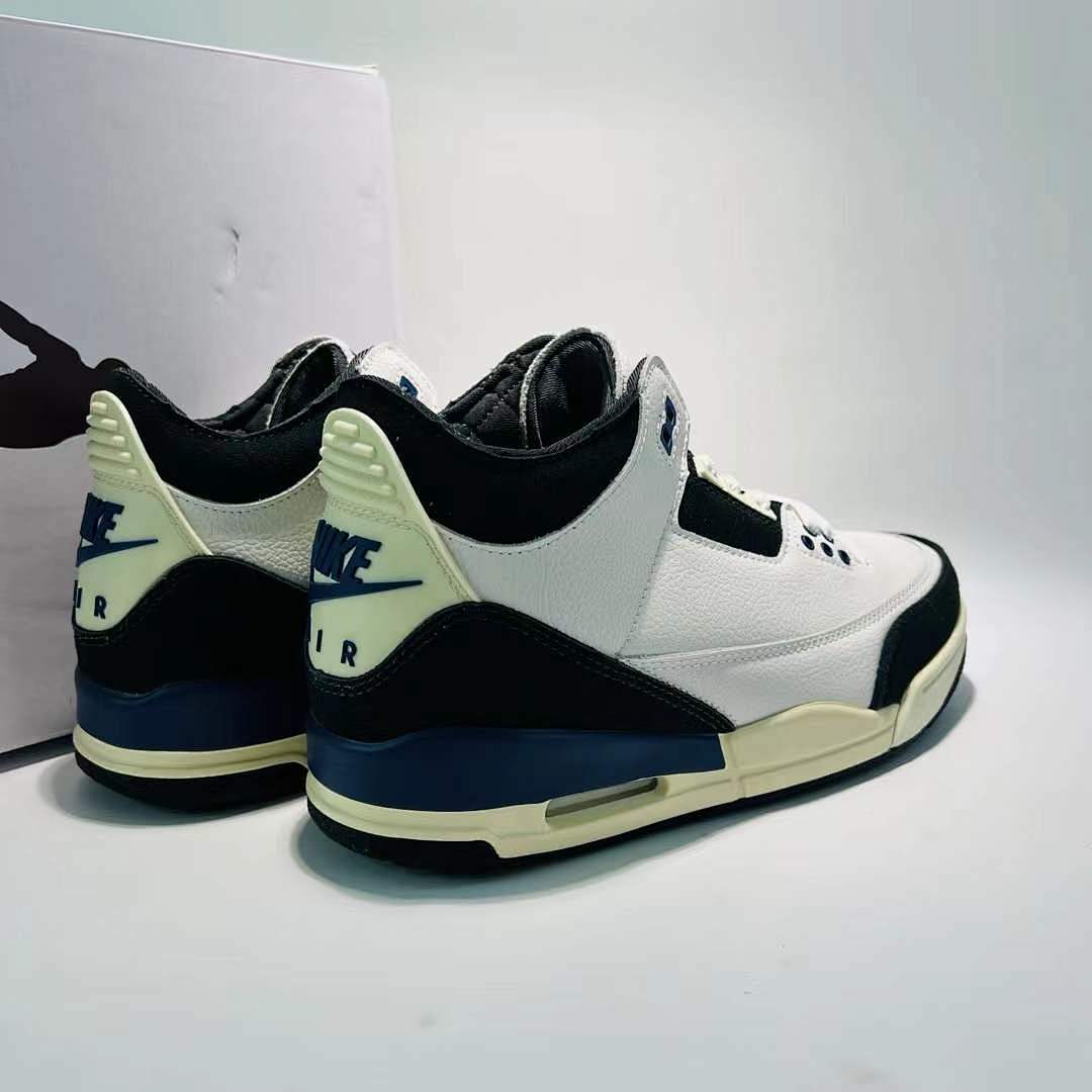 Air Jordan 3 Retro White Cement Reimagined Sneakers DN3707-100 White Black Sail Classic Men's Shoes