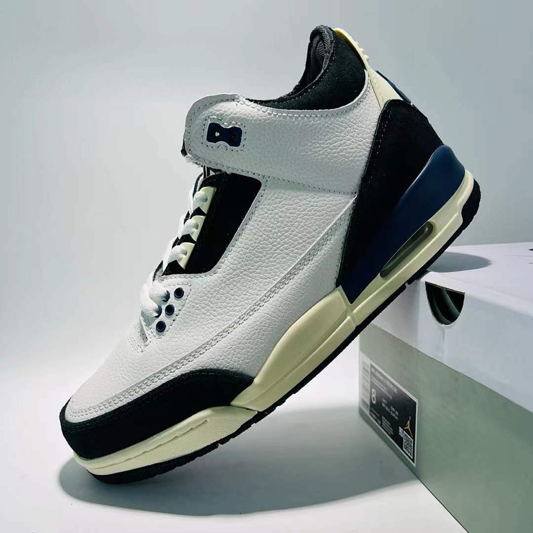Air Jordan 3 Retro White Cement Reimagined Sneakers DN3707-100 White Black Sail Classic Men's Shoes