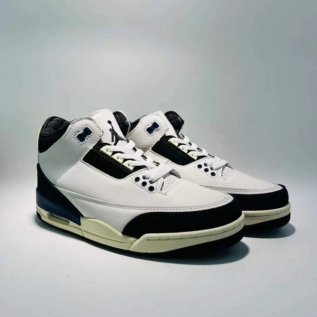Air Jordan 3 Retro White Cement Reimagined Sneakers DN3707-100 White Black Sail Classic Men's Shoes