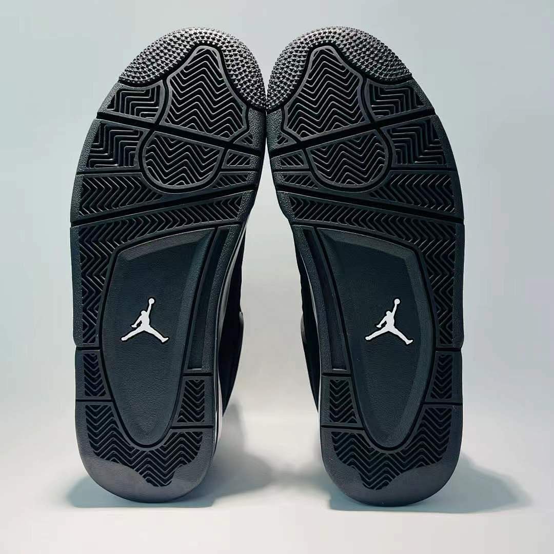 Nike Air Jordan 4 Retro Black Cat 308497-002 Men's Sneakers
