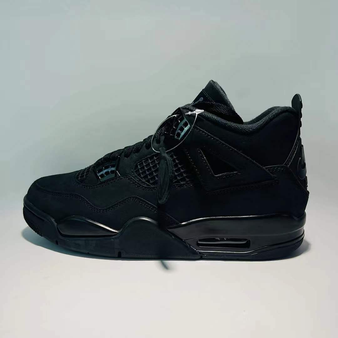 Nike Air Jordan 4 Retro Black Cat Men's Basketball Shoes Sneakers CU1110-010