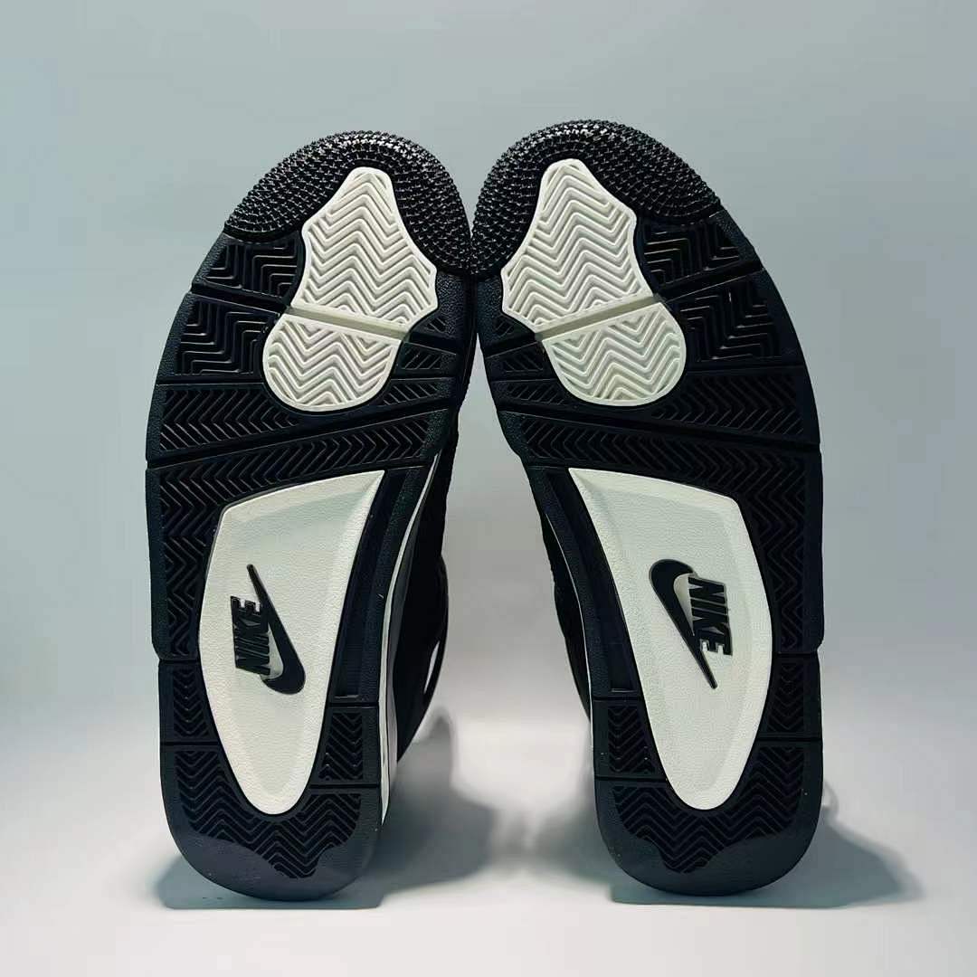 Nike Air Jordan 4 Retro 'Black Cat' (2020) CU1110-010 All Black Men's Sneakers Shoes