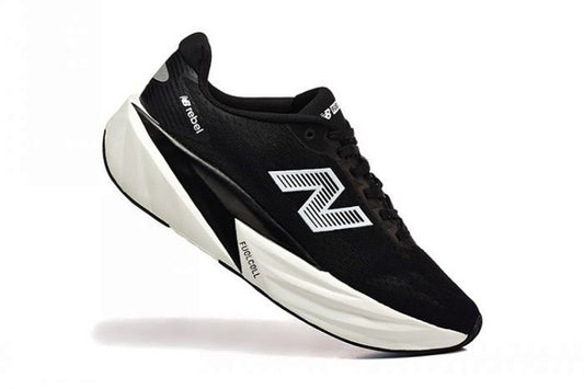 New Balance Men's FuelCell Rebel v2 Running Shoes Black White MFCXLM2