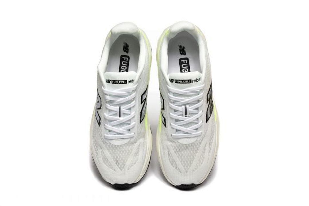 New Balance FuelCell Rebel v3 Running Shoes White Black Lemon Glo
