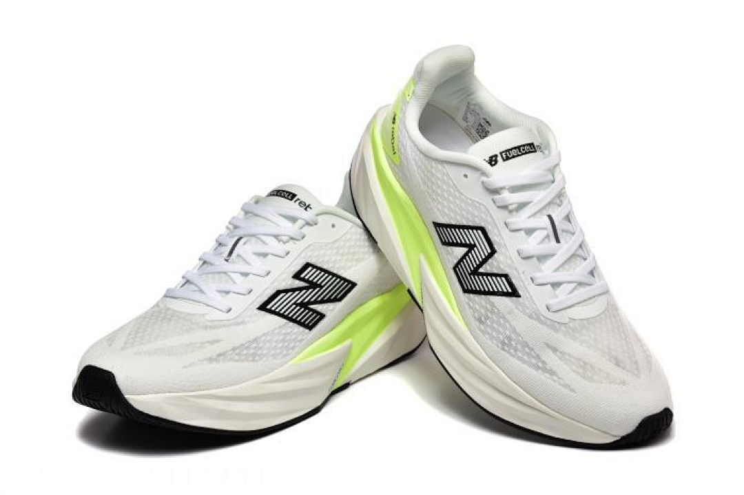 New Balance FuelCell Rebel v3 Running Shoes White Black Lemon Glo