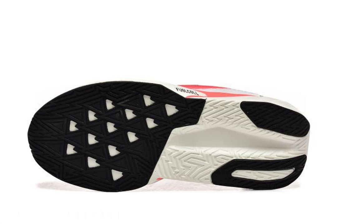 New Balance Men's FuelCell Rebel v2 Running Shoes White Ghost Pepper Black MFCXLM2