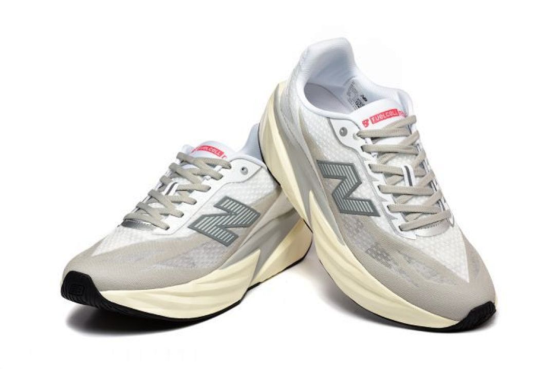New Balance FuelCell SuperComp Trainer MSRCELG1 White Grey Cream Running Shoes