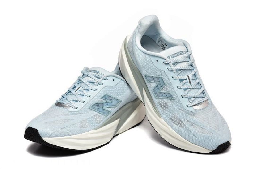 New Balance FuelCell Rebel v4 Running Shoes Light Sky with Sea Salt MCRLV4LS