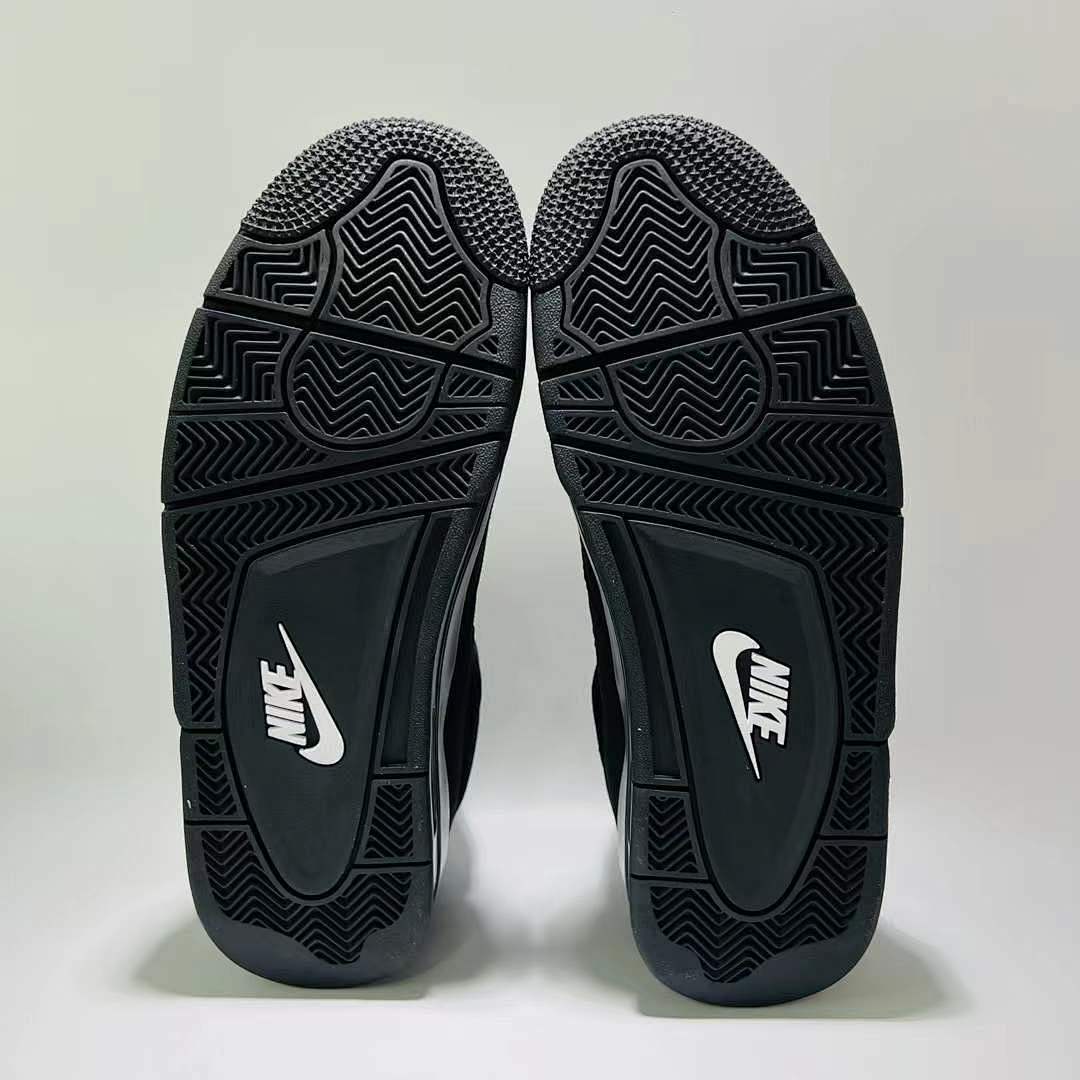 Nike Air Jordan 4 Retro "Black Cat" Men's Sneakers Athletic Shoes CU1110-010