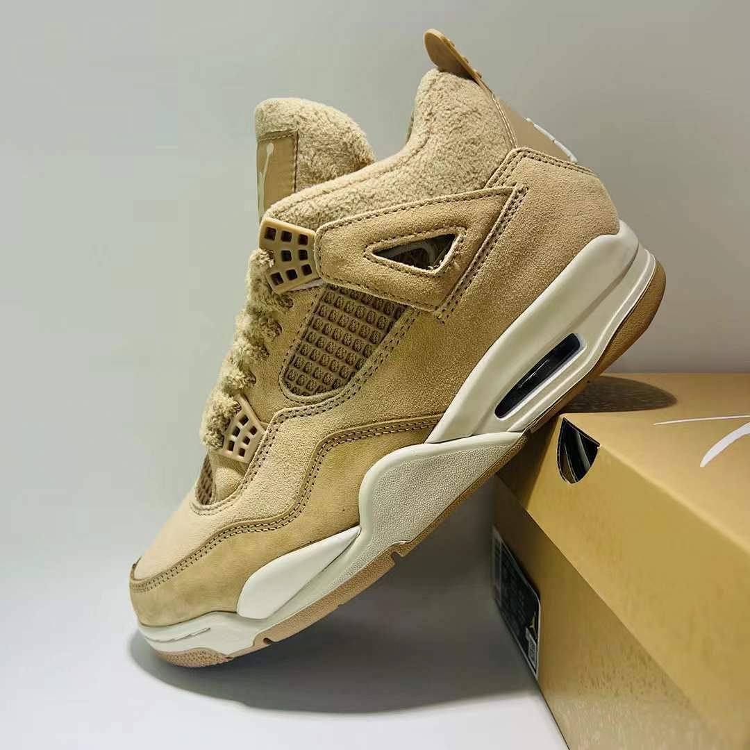 Nike Air Jordan 4 Retro Mushroom (W) AQ9129-200 Women's Sneakers Shoes