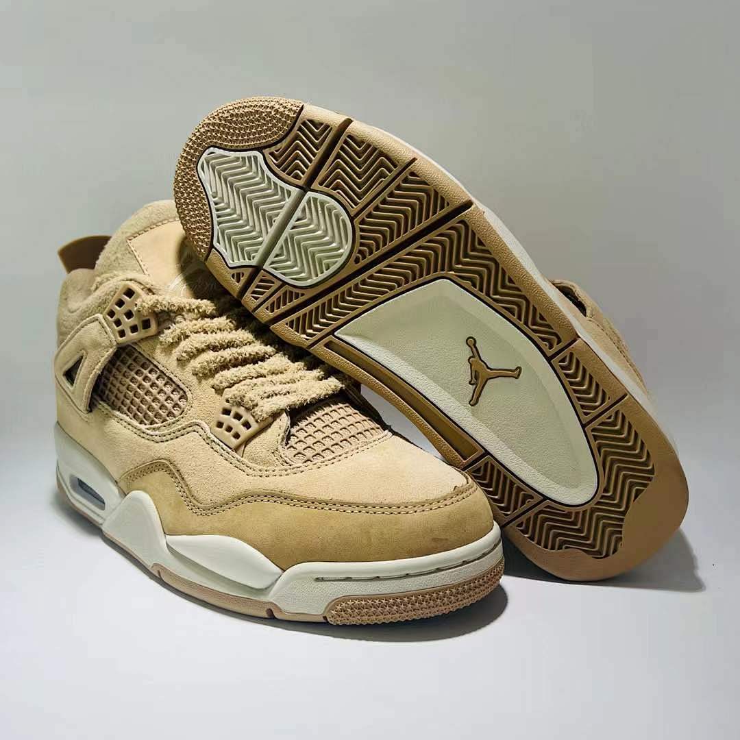 Nike Air Jordan 4 Retro Mushroom (W) AQ9129-200 Women's Sneakers Shoes