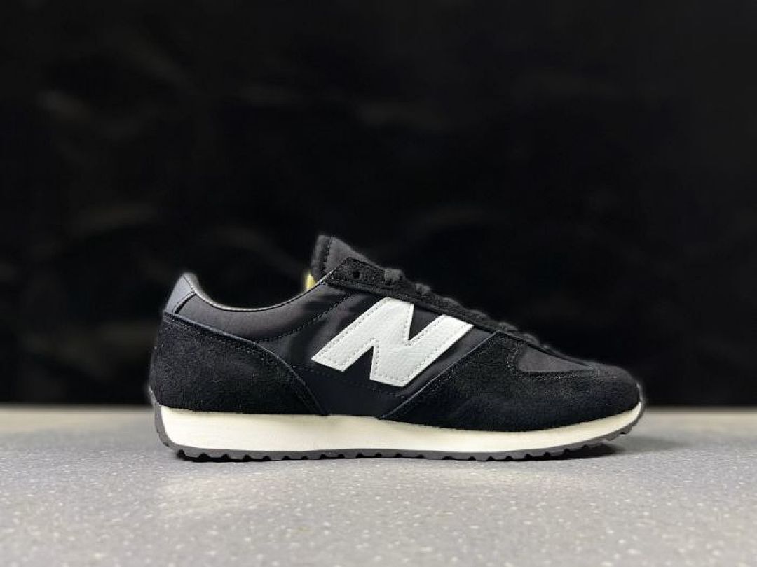 New Balance 420 U420 Black White Cream Retro Lifestyle Running Sneakers Shoes Mens Womens