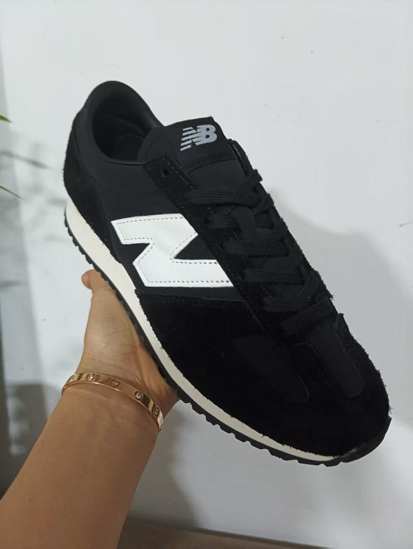 New Balance 420 U420 Black White Cream Retro Lifestyle Running Sneakers Shoes Mens Womens