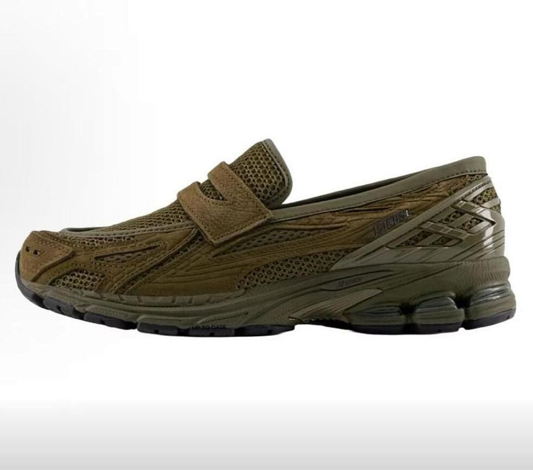 New Balance 1906L Loafer Slip-On Strap Sneakers Olive Brown N-ERGY