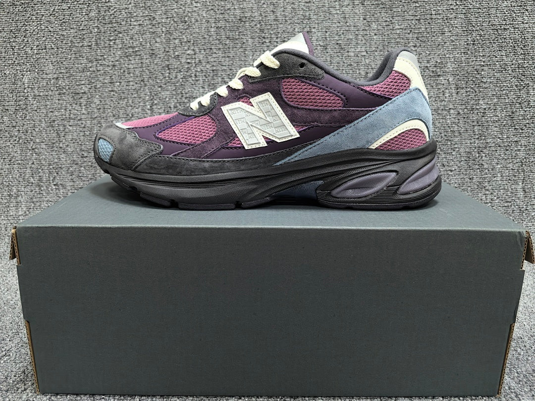 New Balance Kith Ronnie Fieg 990v3 'Genesis' Purple Black M990TF3 Men's Lifestyle Sneakers