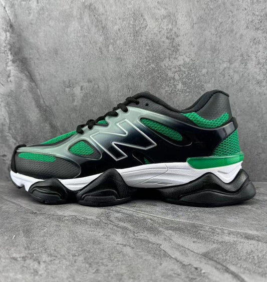New Balance 9060 U9060BLK Black Green White Men's Women's Lifestyle Running Sneakers
