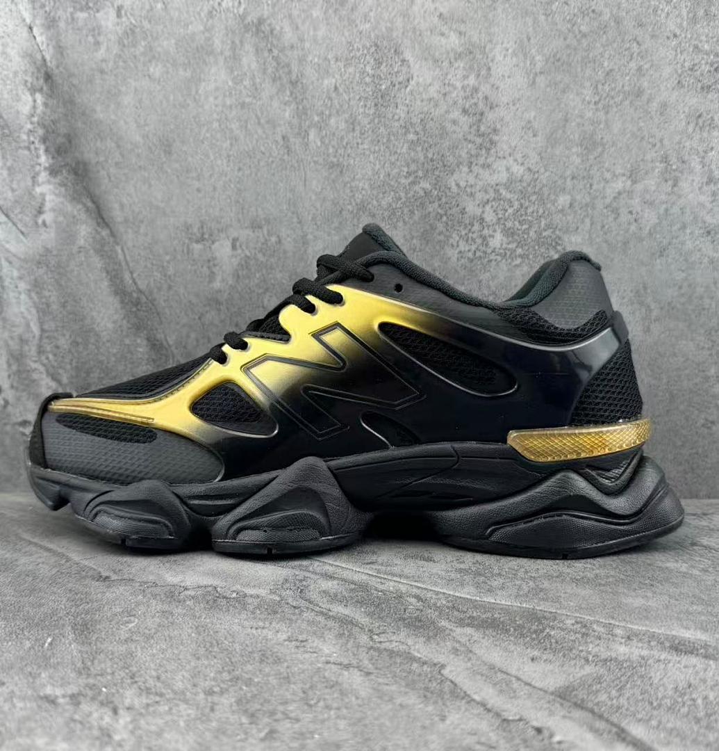 New Balance Raf Simons RS Cylon-21 Black Gold Chunky Sneakers