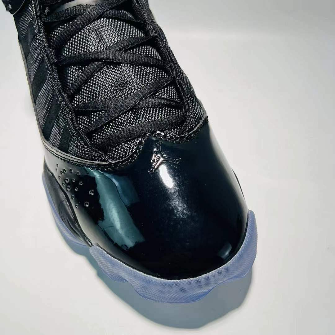 Air Jordan 6 Rings "Triple Black" Men's Basketball Shoes Icy Soles 322992-015