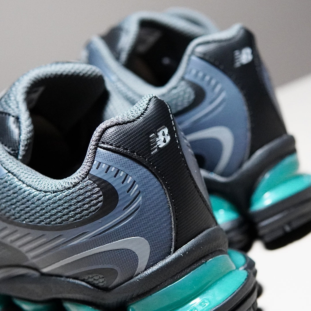 New Balance 9060 Castlerock Slate Grey Arctic Grey Teal Accents Sneakers U9060MAC