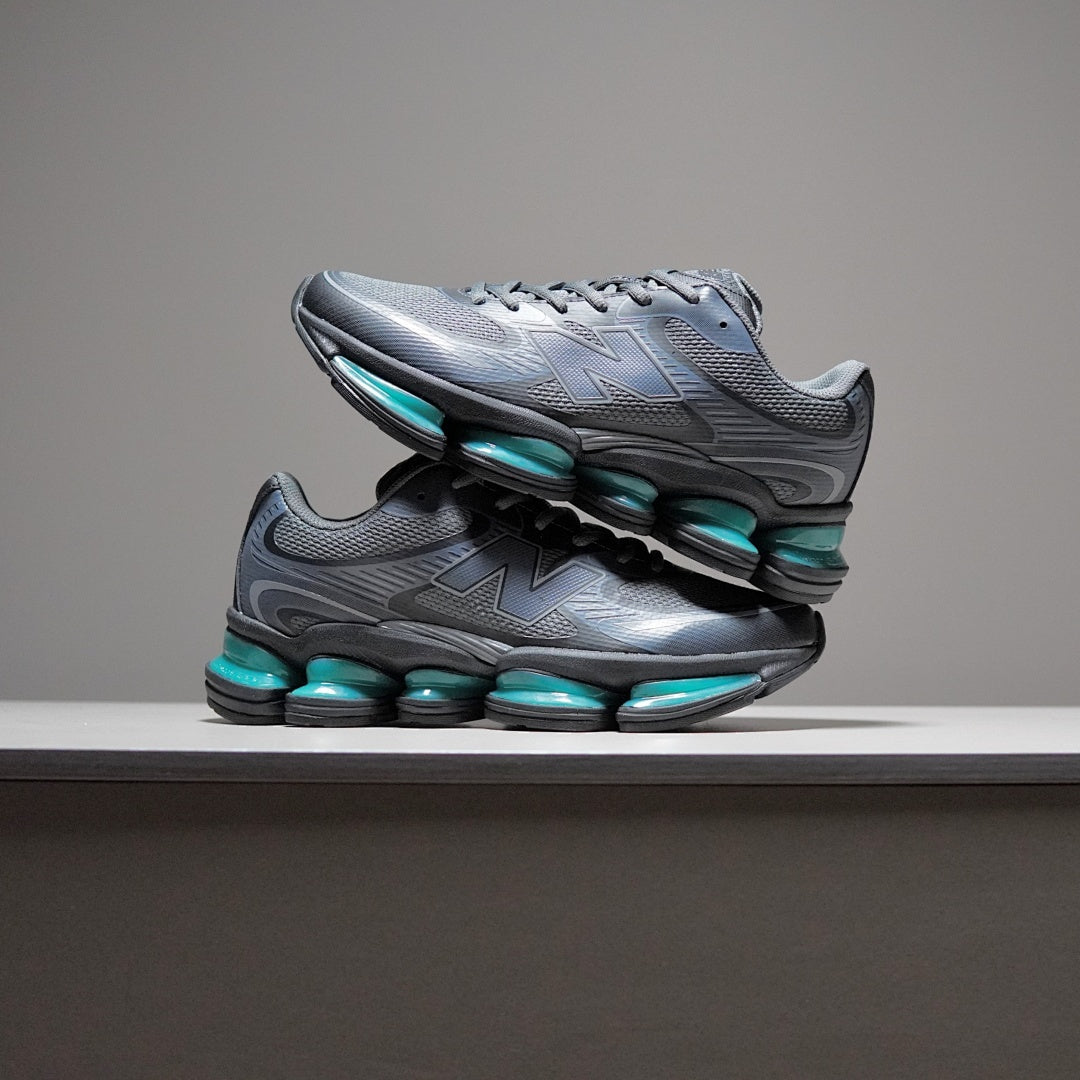 New Balance 9060 Castlerock Slate Grey Arctic Grey Teal Accents Sneakers U9060MAC