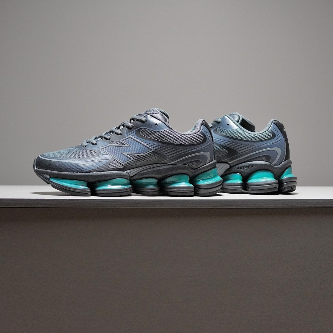 New Balance 9060 Castlerock Slate Grey Arctic Grey Teal Accents Sneakers U9060MAC