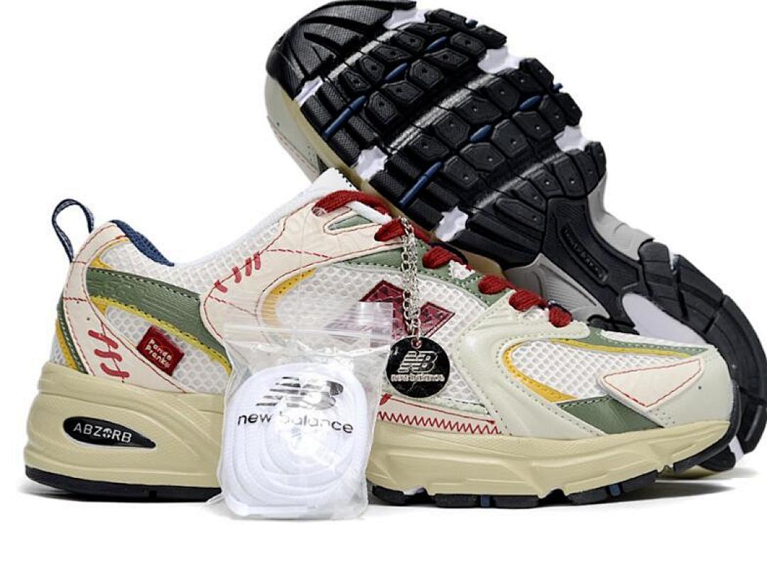 New Balance 860v2 Ronde Franke Cream Green Red Sneakers Running Shoes