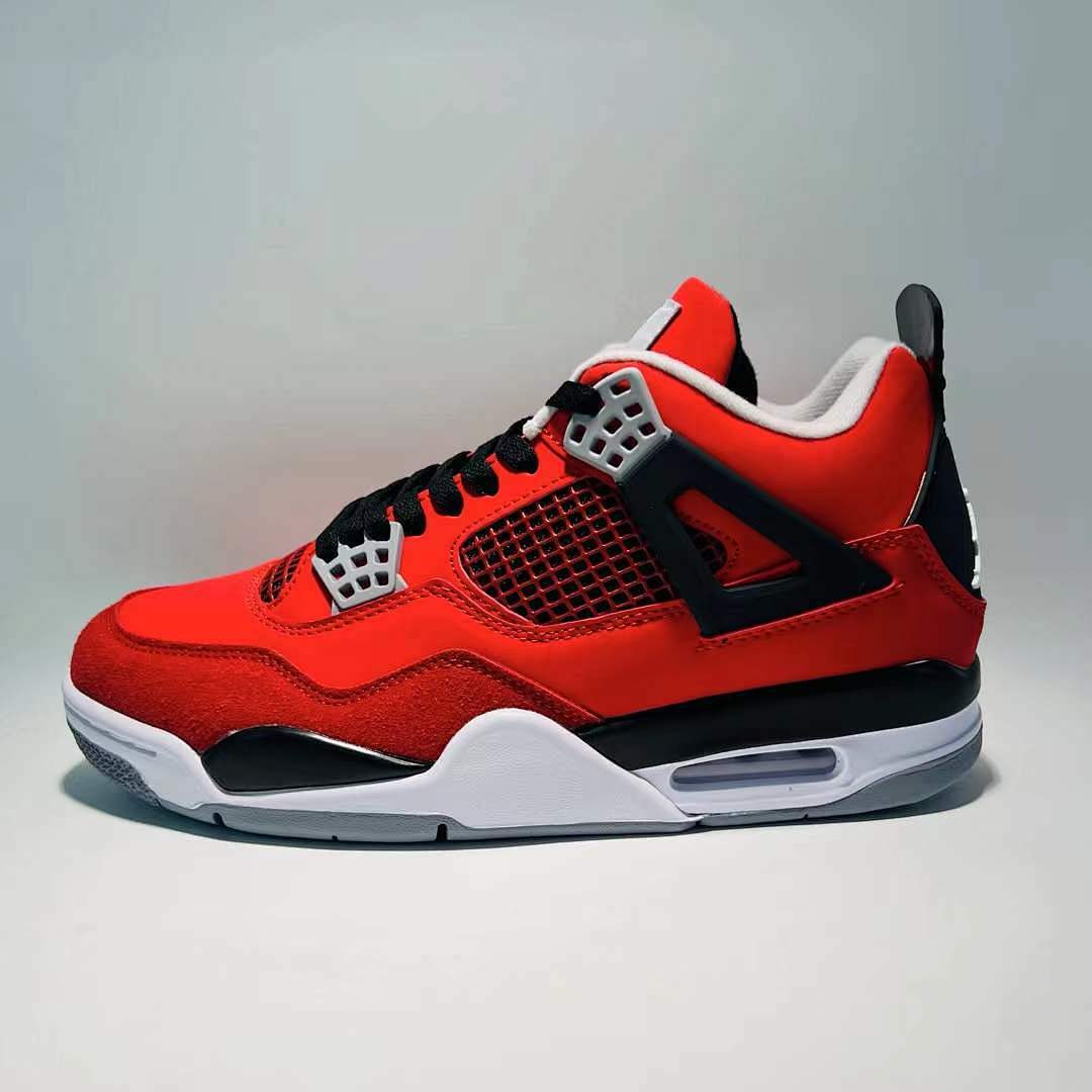 Air Jordan 4 Retro Red Thunder Crimson Black White CT8527-016 Men's Sneakers