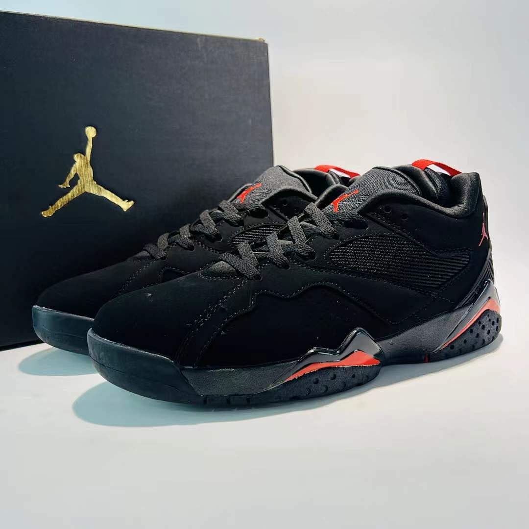 Jordan True Flight Black Red Men's Basketball Shoes 342964-060