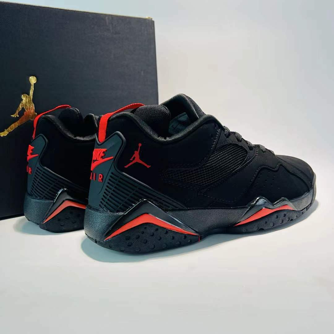 Jordan True Flight Black Red Men's Basketball Shoes 342964-060