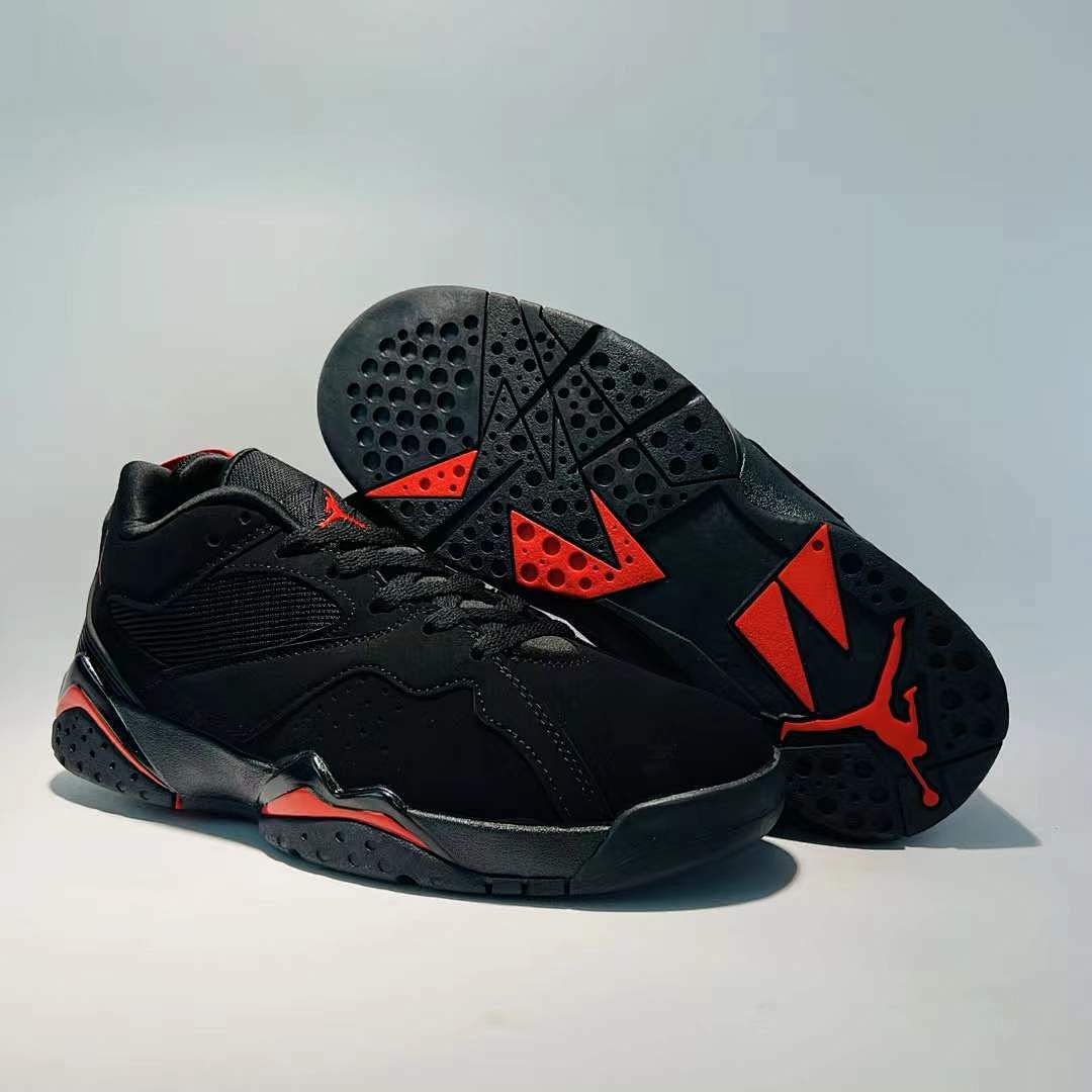 Jordan True Flight Black Red Men's Basketball Shoes 342964-060