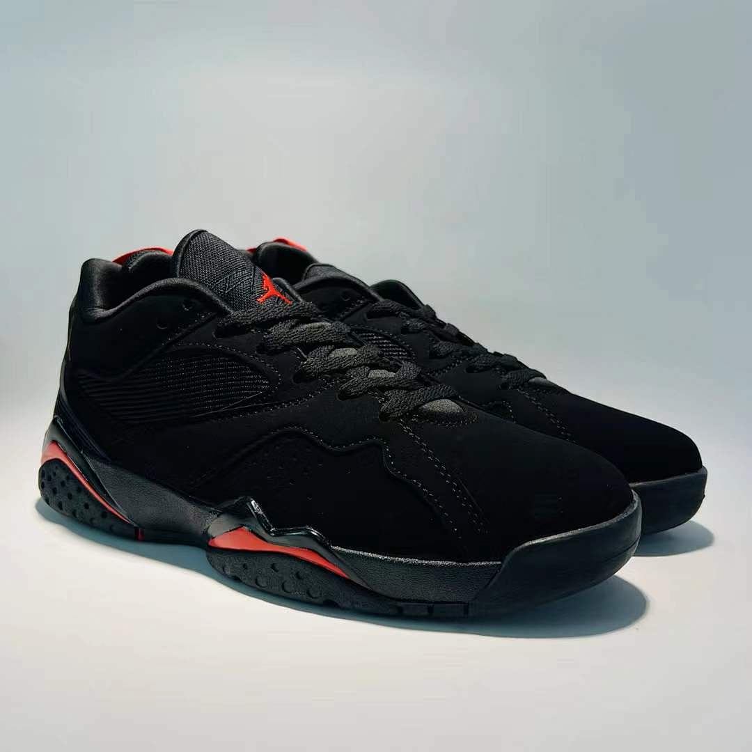 Jordan True Flight Black Red Men's Basketball Shoes 342964-060