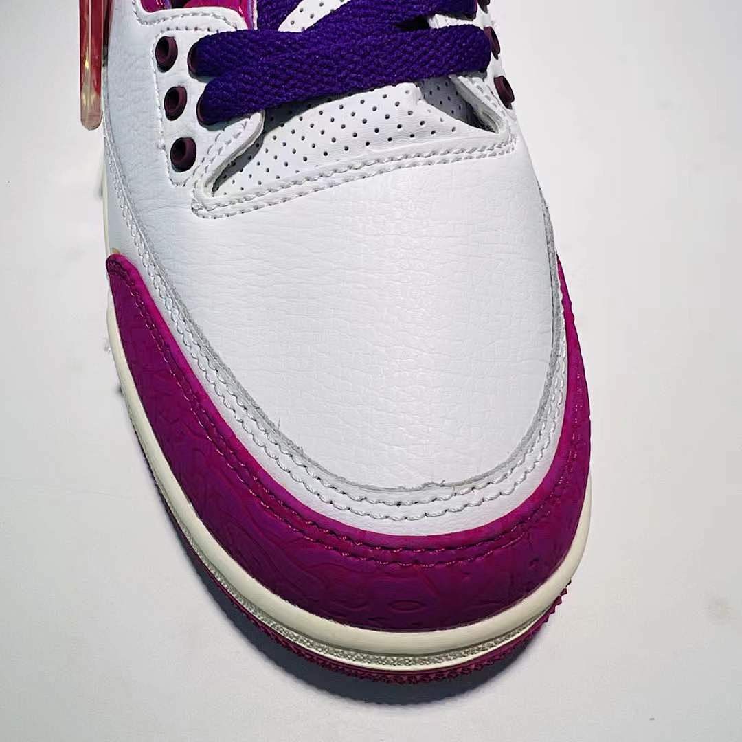Nike Air Jordan 3 Retro Dark Iris White Purple Magenta CT8532-105 Men's Sneakers Shoes