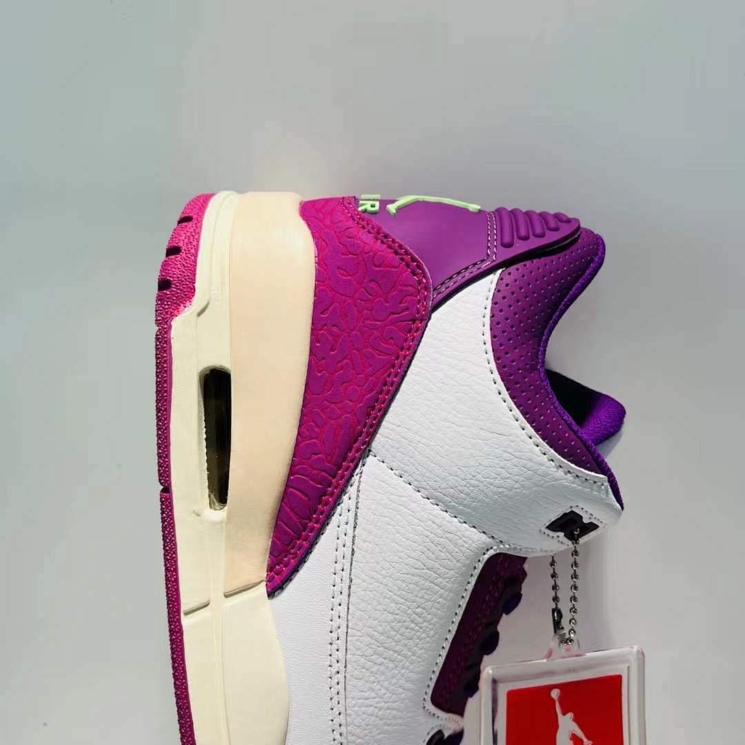 Nike Air Jordan 3 Retro Dark Iris White Purple Magenta CT8532-105 Men's Sneakers Shoes