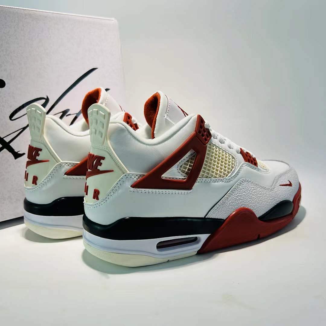 Nike Air Jordan 4 Retro SE Craft 'Bordeaux' White Red Black Men's Sneakers Shoes Trainers FB9927-161