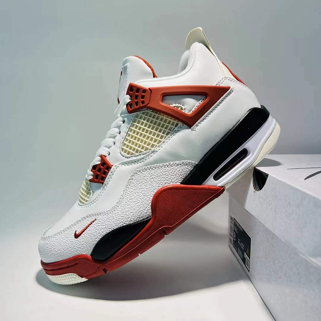 Nike Air Jordan 4 Retro SE Craft 'Bordeaux' White Red Black Men's Sneakers Shoes Trainers FB9927-161