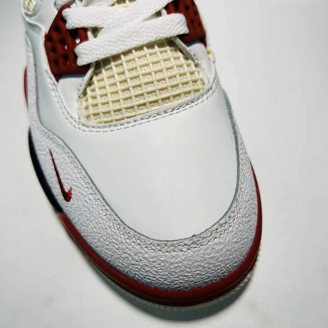 Nike Air Jordan 4 Retro SE Craft 'Bordeaux' White Red Black Men's Sneakers Shoes Trainers FB9927-161